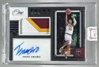 Isaac Okoro 2020 Panini One and One Purple Prime RC Jersey Patch Auto 7/35