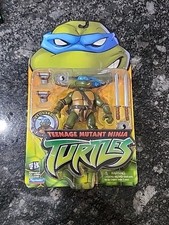 Teenage Mutant Ninja Turtles Leonardo Playmates 2002 TMNT Action Figure New MOC
