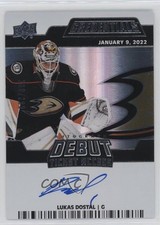 2023 Credentials 2022-23 Update Debut Ticket Access /299 Lukas Dostal Auto xl9