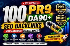 100 PR9 DA90+ SEO Backlinks *2025 Update* High Authority Manual Links