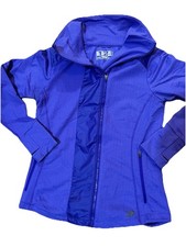 New Balance Womens Size M Full Zip Purple Long Sleeve Quilted Running Jacket
