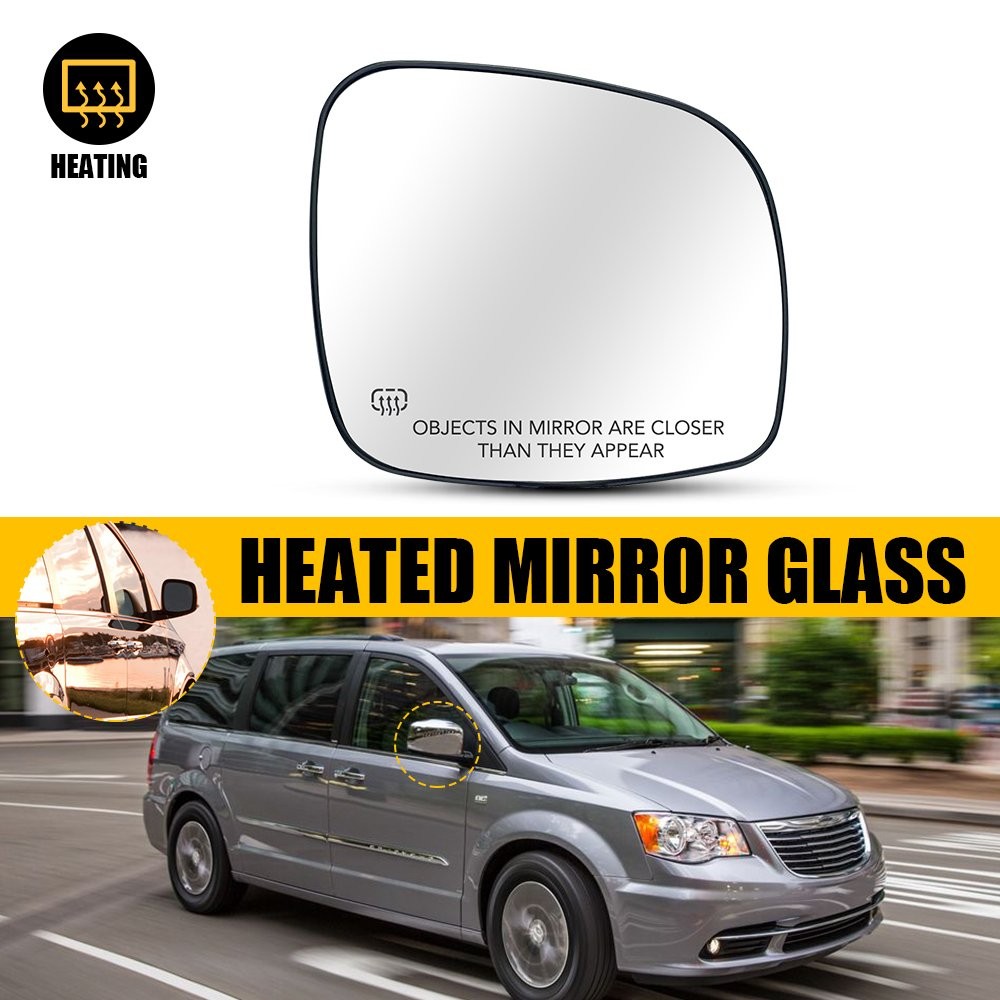Passenger Side Wing Mirror Fit Glass For Grand Caravan Country 45889 Town 45885