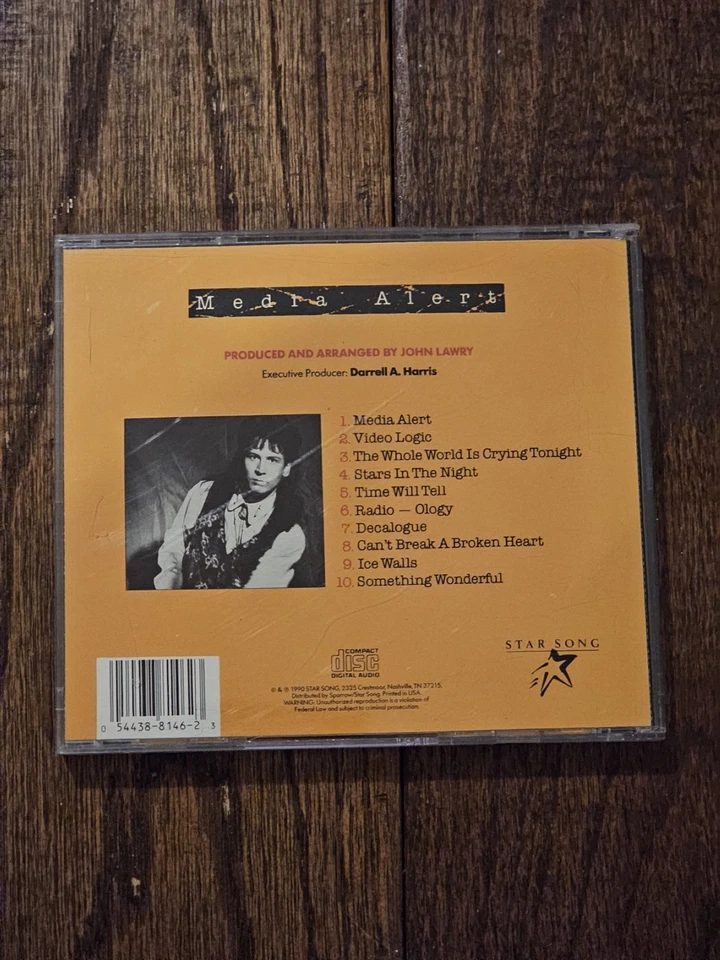 Media Alert by John Lawry CD 1990 Star Song VG Foto 3 de 4