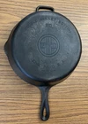 Griswold #90 Cast Iron Double Skillet Bottom 1021 Large Block Logo Erie PA Flat
