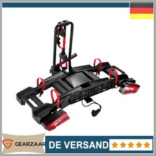 Fahrradträger für 2 Fahrräder / E-Bikes Auto Anhängerkupplung abklappbar Schwarz