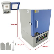 Programmable Muffle Furnace 110V Lab Intelligent Resistance Furnace 2.5KW