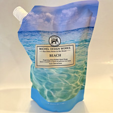 NEW Michel Design Works Foaming Shea Butter Hand Soap Refill Beach 35.6 fl oz 0.73 per fl oz
