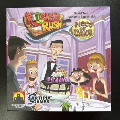 Kitchen Rush: Piece of Cake Brettspiel. Bauteile versiegelt. Unversiegelter Karton. Selten!
