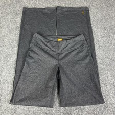 Grey high waisted yoga pants