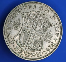1933 George V 50% Silver Half Crown 2/6 coin        [34347]