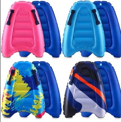 Vinsot 4 Pieces Inflatable Surf Body Boards with Handles 