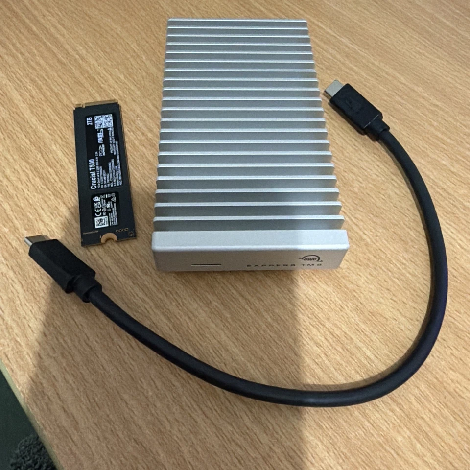 2 TB OWC Express 1M2 Portable NVMe Thunderbolt (USB-C) SSD USB4 Ultra Fast - Image 4 of 4