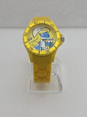 The Smurfs Smurfette Yellow Wrist Watch, Peyo 2011
