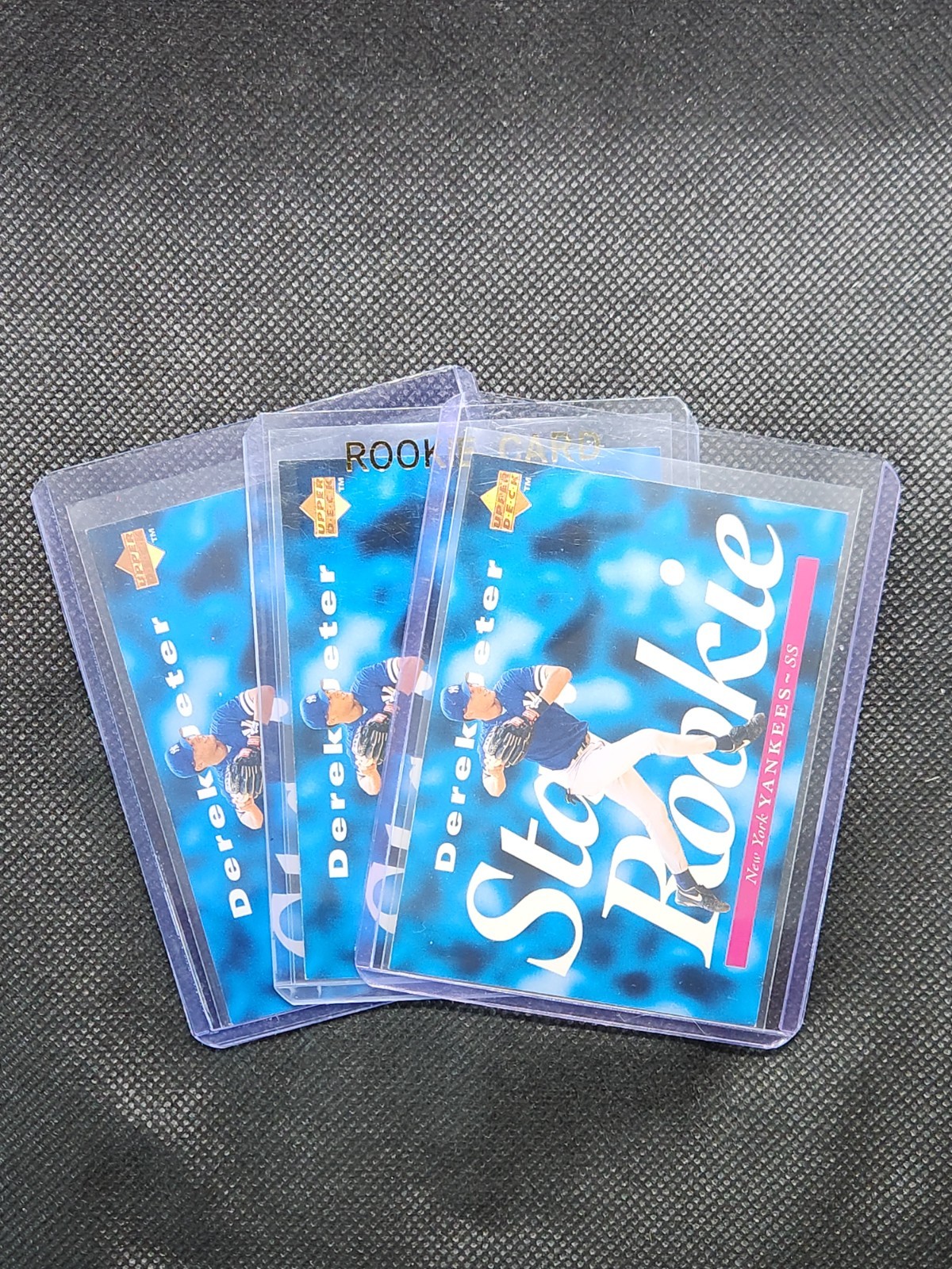 1995 Upper Deck Derek Jeter RC Star Rookie #225 Lot (3)