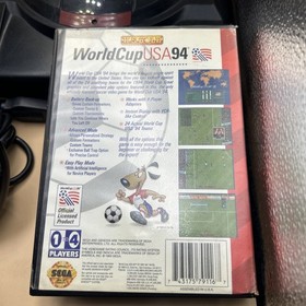 Sega Genesis Console Bundle Model 1601 2 Controllers 2 Games Tested World Cup