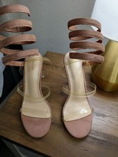 Pretty Little Thing -PINK-Clear Strap 
