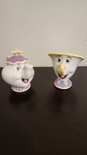 Porcelain SCHMID Disney Musical Beauty  The Beast Mrs. Potts  Chip Teapot Set