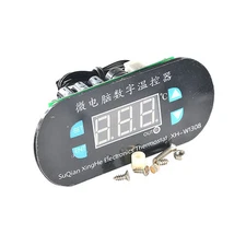 DC 12V /24V /220V Digital LED Heat Cool Thermostat Temperature Controller Sensor