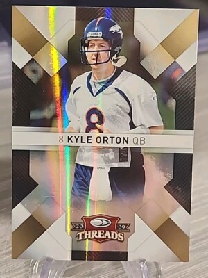 Kyle Orton 2009 Donruss Threads Gold /50 #18 Denver Broncos/Chicago Bears 