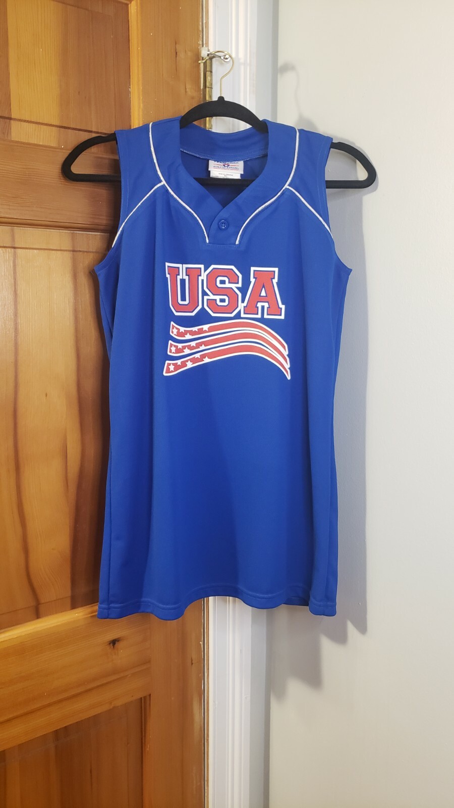 Teamwork Apparel Women's USA Uniform Shirt Jersey Sz … Gem