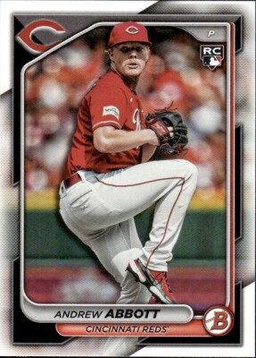 2024 BOWMAN CINCINNATI REDS - RC ANDREW ABBOTT #70