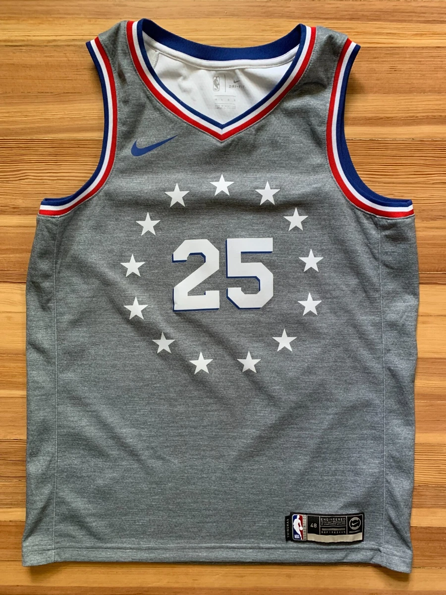 Nike Ben Simmons Philadelphia 76ers City Edition Swingman Jersey - Gray