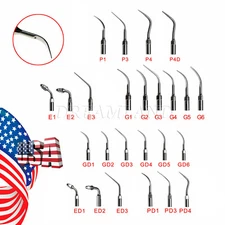 10X Dental Ultrasonic Scaler Tips Fit DTE SATELEC / EMS Cavitron Handpiece AF3K