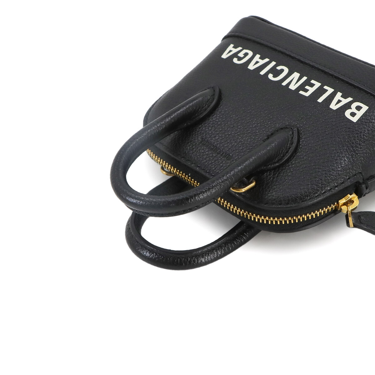 BALENCIAGA Ville Mini 2way Hand Shoulder Bag Black 639756
