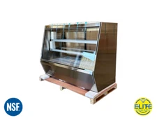 72" Refrigerated Glass Door Bakery Display Case Deli Meat Show Case