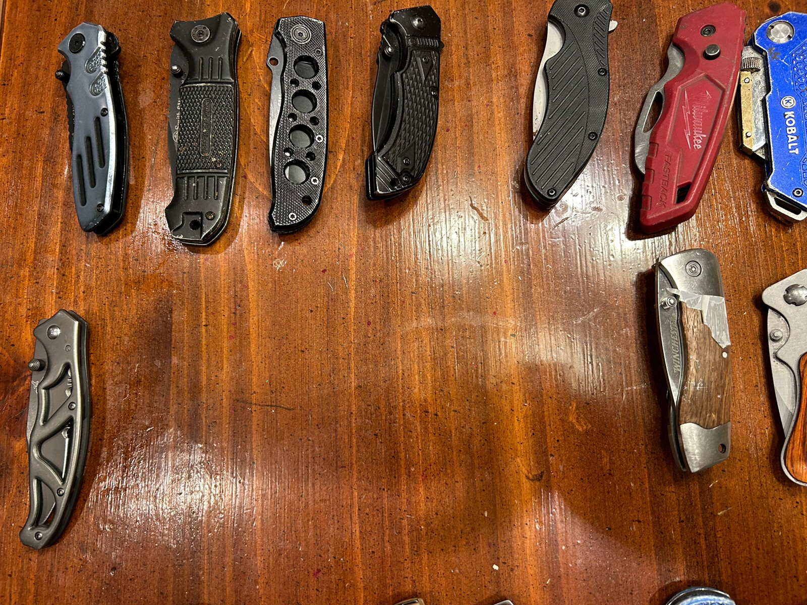 19 ASSORTED EDC knives Kershaw, Gerber, Crkt, Smith+Wesson etc. 200