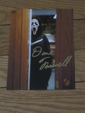 DANE FARWELL Signed 4x6 Photo GHOSTFACE SCREAM MOVIE AUTOGRAPH 1B