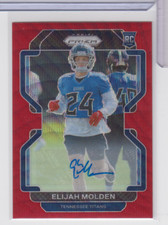 Elijah Molden Titans 2021 Panini Prizm RC Auto Red Prizm /149 #422 122122AZCD78