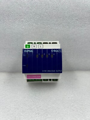 CLIPSAL L5504AMP C-BUS2 4-CHANNEL ANALOG OUTPUT UNIT TESTED FAST SHIPPING 