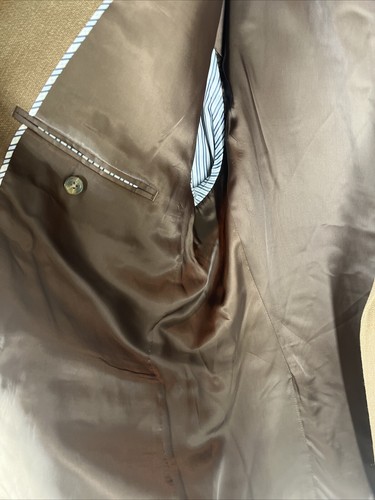 Izod Blazer Men's 44R Brown Polyester/Rayon 2 Button Sports Coat Jacket New - Picture 6 of 10