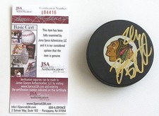 BRYAN BICKELL Signed PUCK 2013 CUP CHICAGO BLACKHAWKS - JSA #I84416