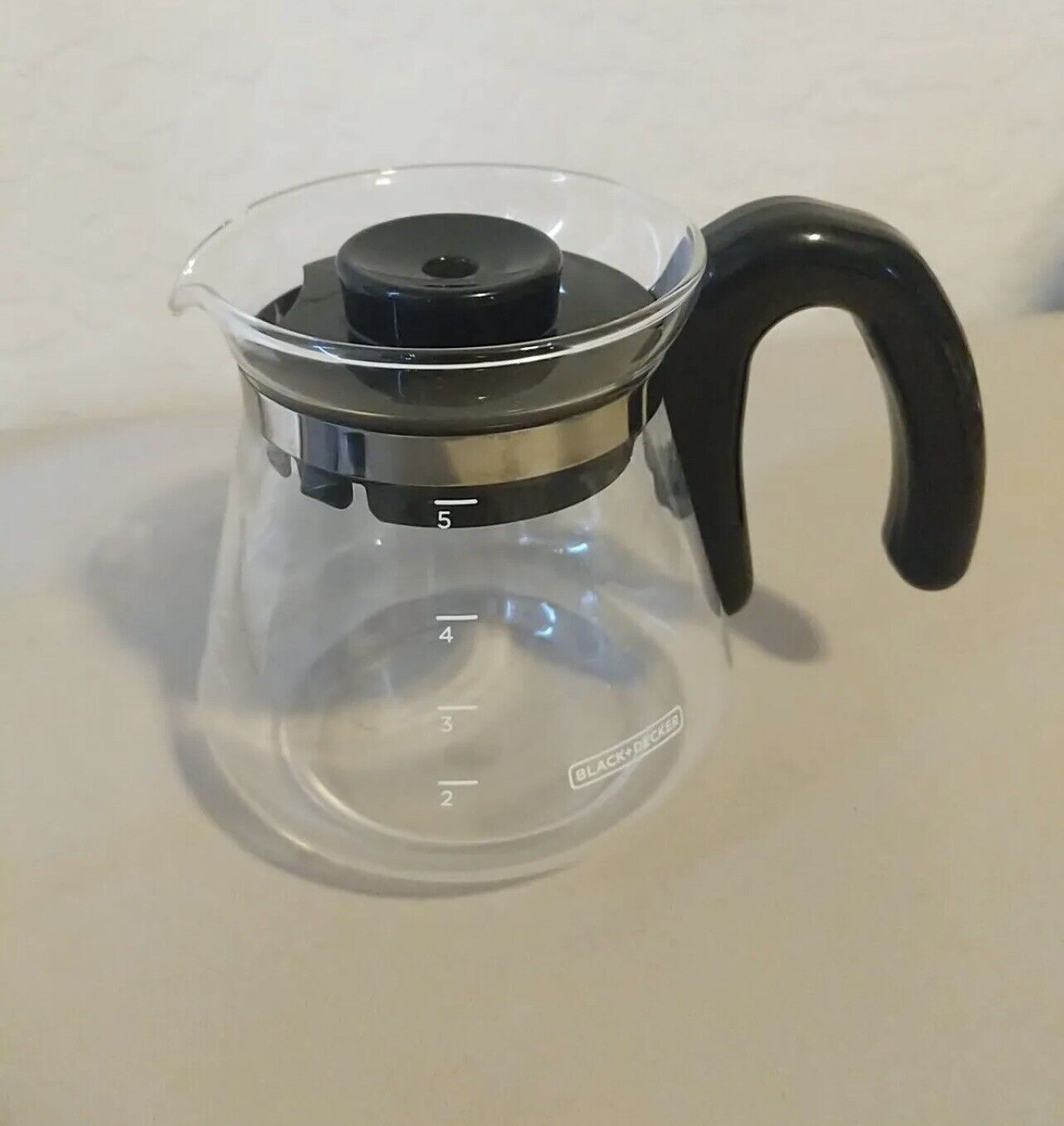 Black & Decker Replacement 5 Cup Glass Carafe w/Lid for CM0750 Coffee Maker