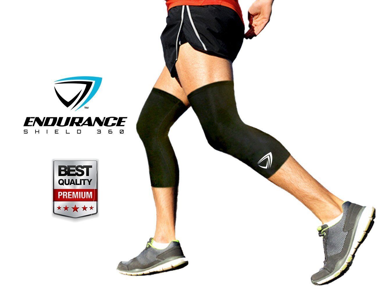 Endurance Fit Pro Series Knee Performance Compression Sleeve Medium (2 pcs)