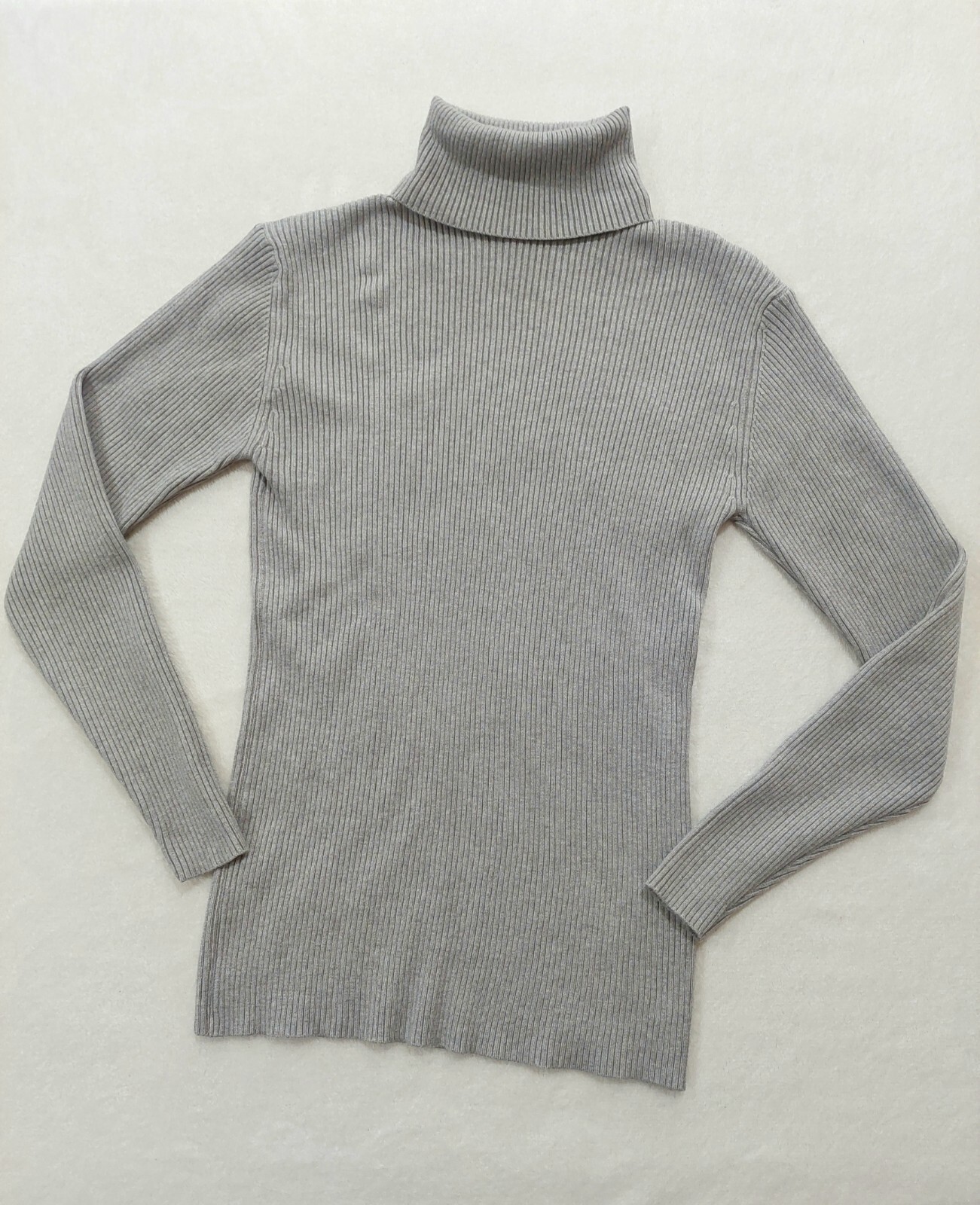 COOFANDY Sweater Turtle Neck Pullover Gray Long S… - image 1