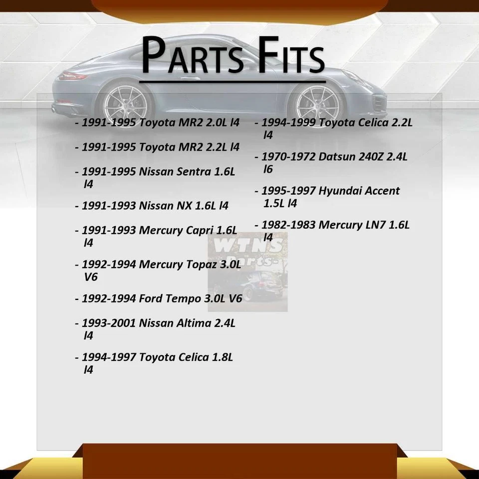 Rear Suspension Strut Bellows 2PCS For Toyota MR2 1.6L 1985-1989 - Image 3 of 4