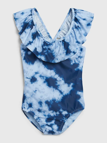 Maillot de bain une pièce à cravate bleue fille Gap Enfants neuf avec étiquettes différentes tailles - Photo 1 sur 4