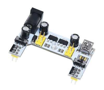 Netzteil-Adapter Power Supply Module 3.3V/ 5V Steckboard/Breadboard MB102 weiss