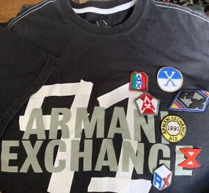 Men Armani Exchange 1991 Black Medium T 