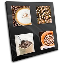 Coffee Tea Esspresso Food Kitchen CANVAS WALL ART Picture Print VA
