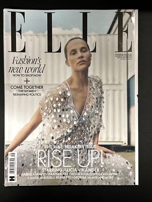 Elle Magazine September 2024 Alicia Vikander Rise Up | eBay
