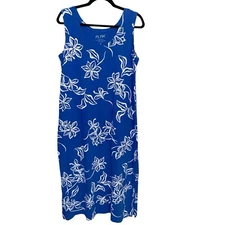 M Mac Dress Womens Medium Long Maxi Coastal Beach Coverup Boho Resortwear Summer