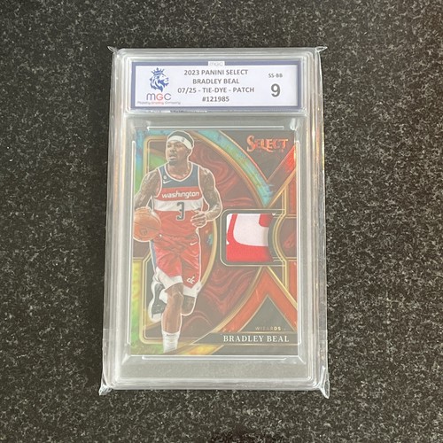 Bradley Beal /25 Tie Dye GAME WORN Patch Panini Select Basketball 2022-23