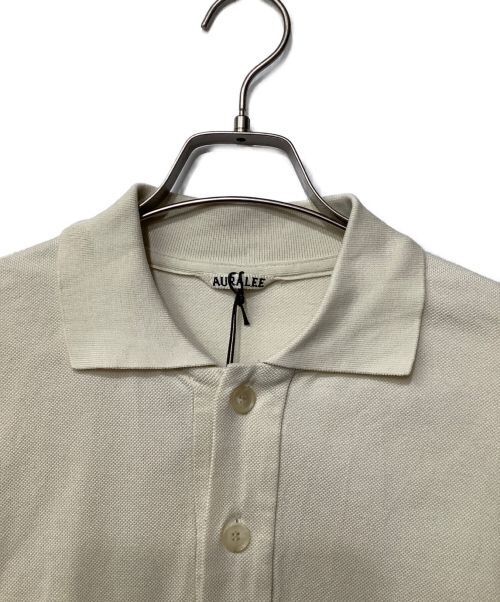 L Auralee Super Fine Cotton Salt Shulink Pike Big Polo Shirt L Auralee Super Fine Cotton Salt Shulink Pike Big Polo Shirt
