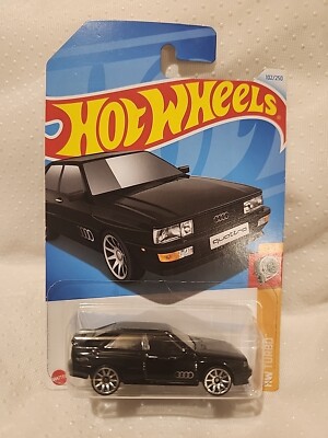 HotWheels '87 AUDI QUATTRO. Color: BLACK. HW Turbo
