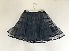 Lot of 2 available. Women/Girls Dance Petticoat Black Crimoline Underskirt