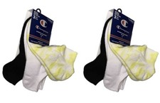 NEW - 6 Pairs - Champion, Super No Show Socks, Size 6-12